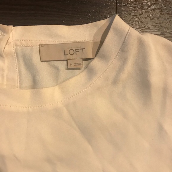 LOFT Tops - LOFT creme colored blouse